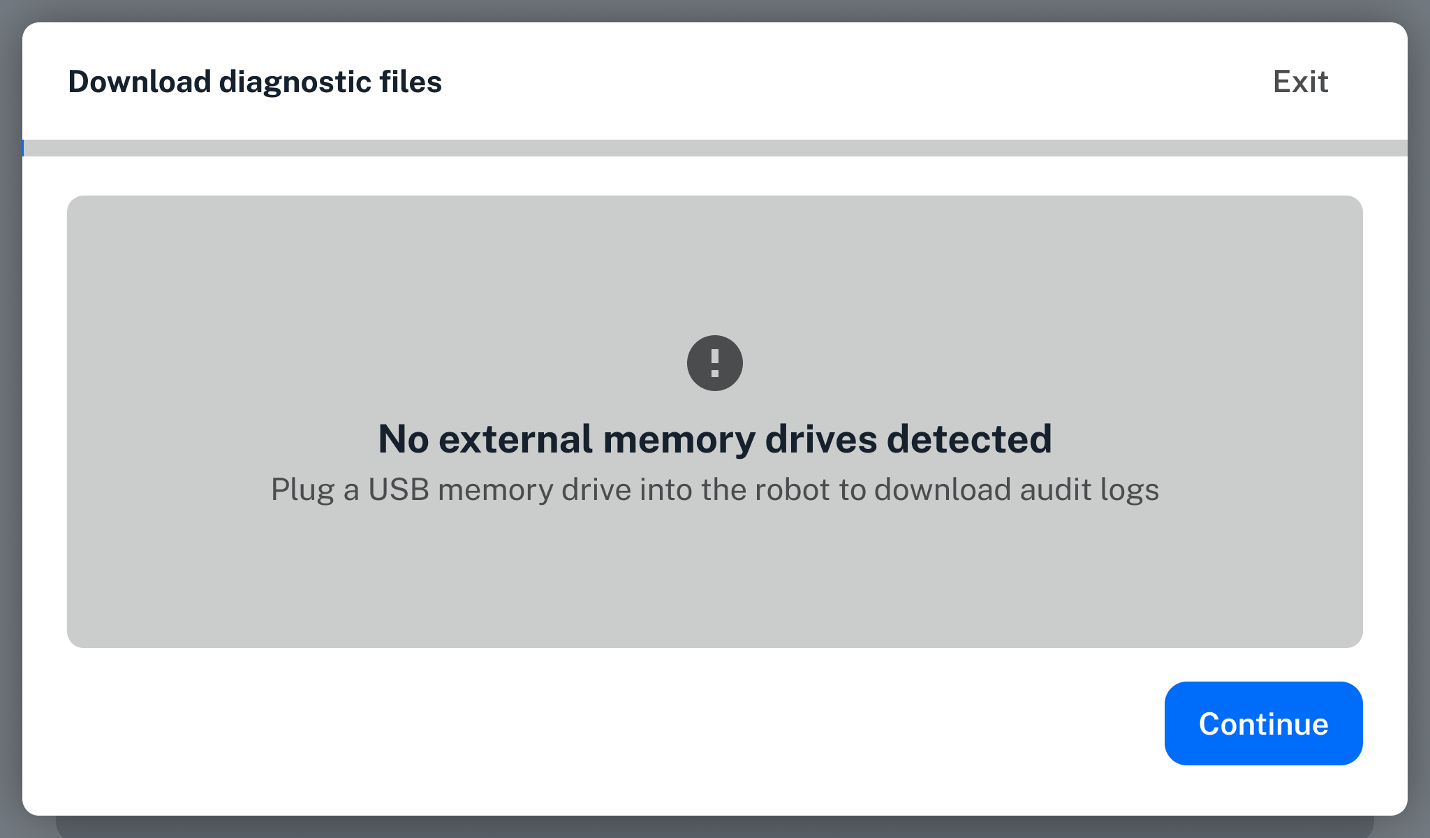 Add a USB device.