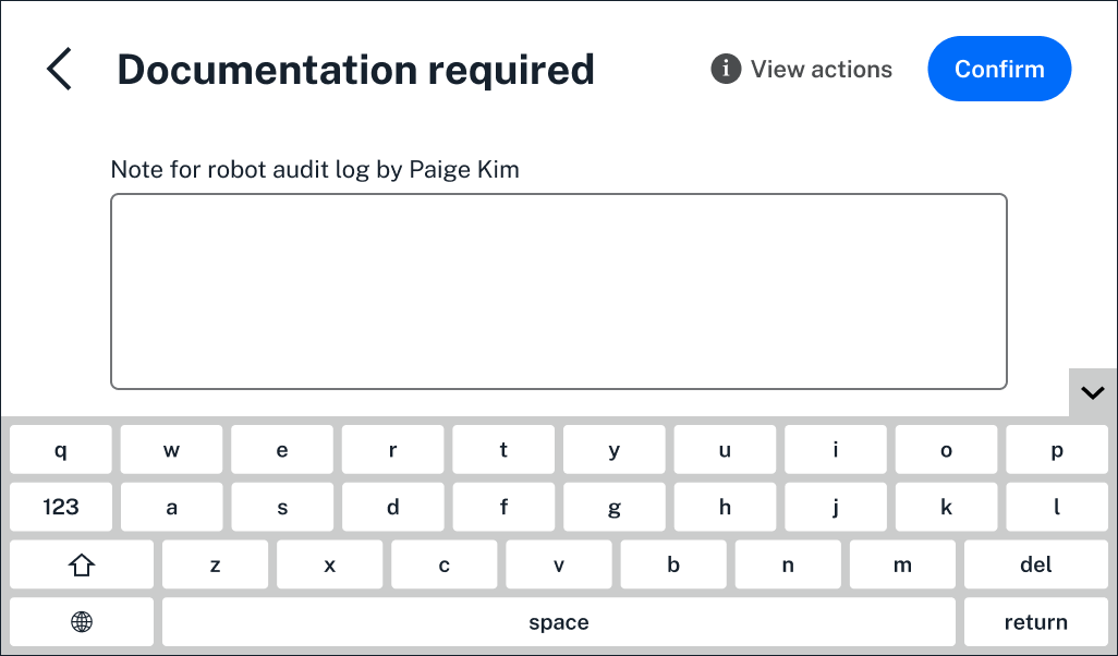 Add documentation on the Flex touchscreen.