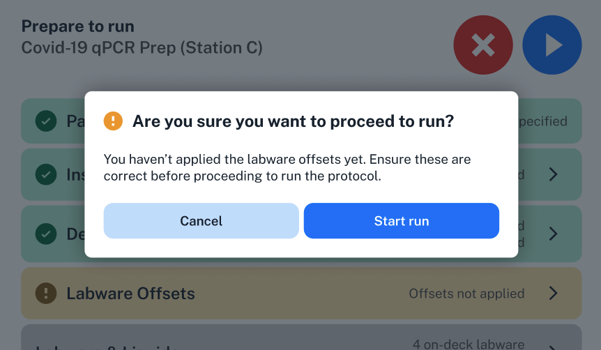 Add documentation after starting the run anyways.