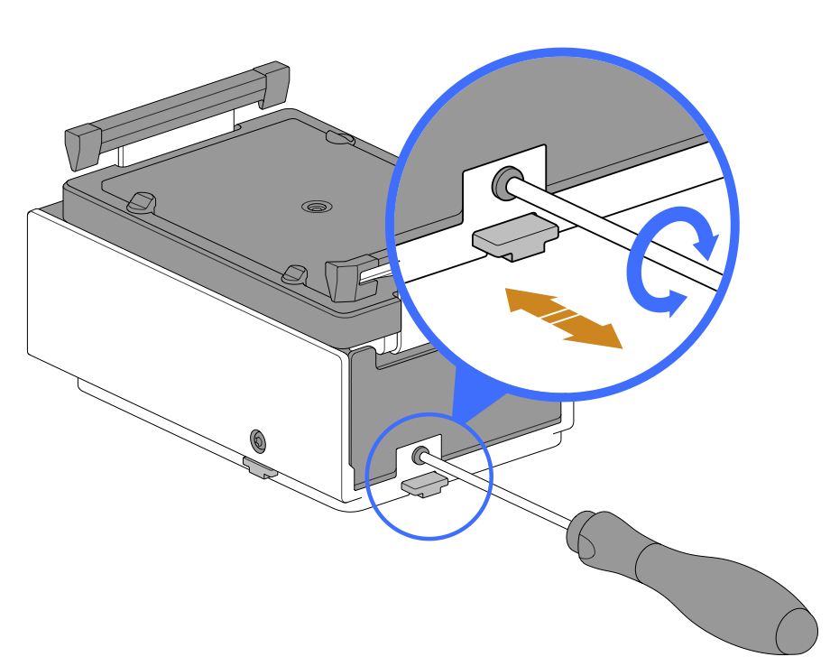 Adjusting module anchors