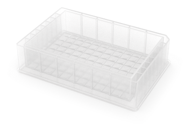 Single-well reservoir labware