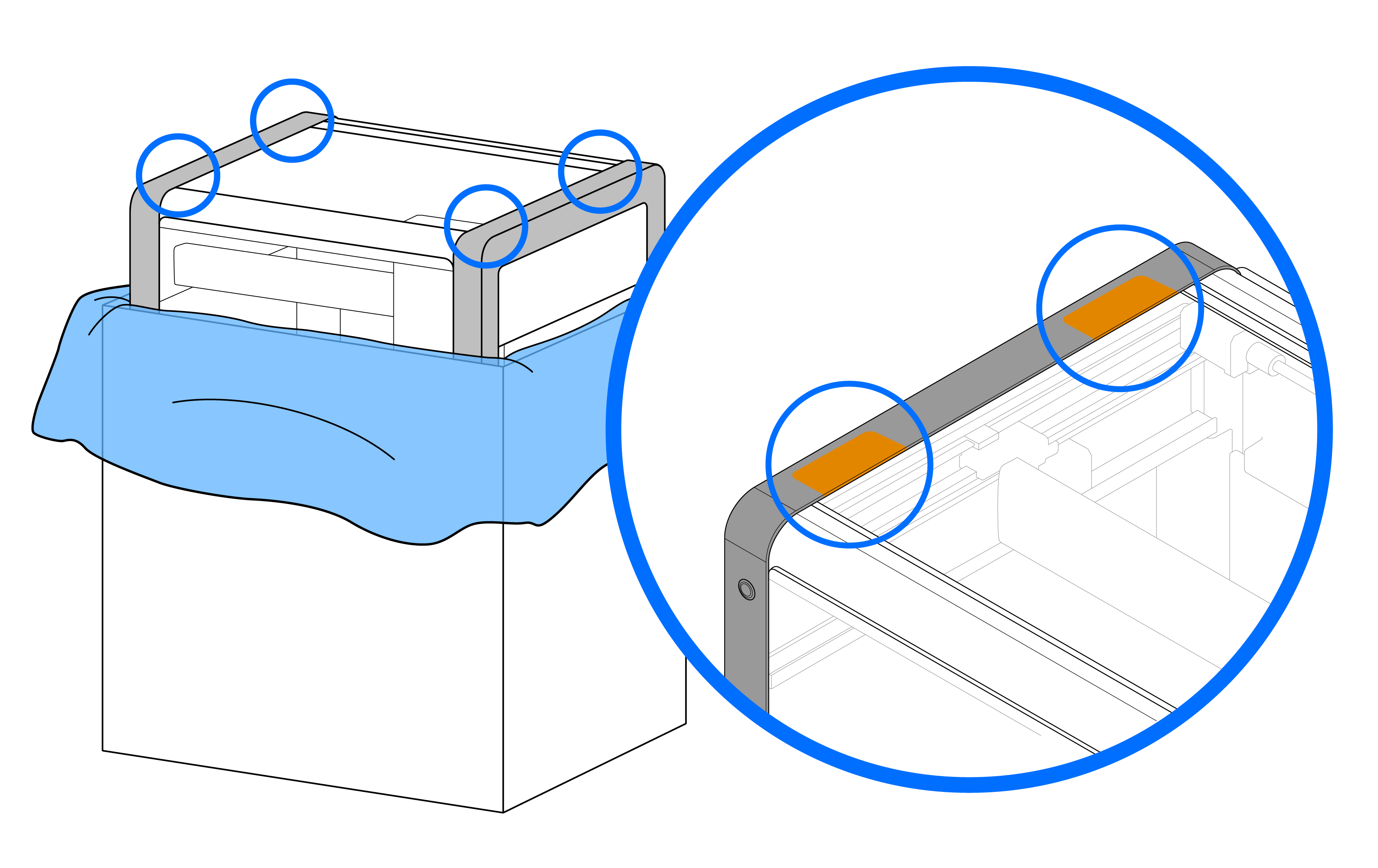 lifting points on frame